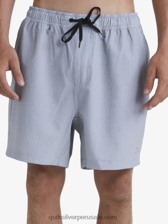 Quiksilver N8LNT955 hombres brezo gris claro bañador waterman after surf stretch 20 anfibios