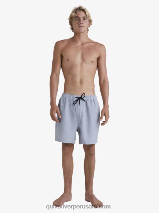 Quiksilver N8LNT955 hombres brezo gris claro bañador waterman after surf stretch 20 anfibios