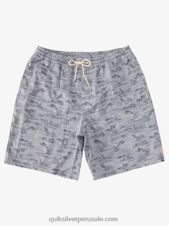 Quiksilver N8LNT989 hombres marlín de piel de tiburón vy Waterman marlin jig 17 voleas
