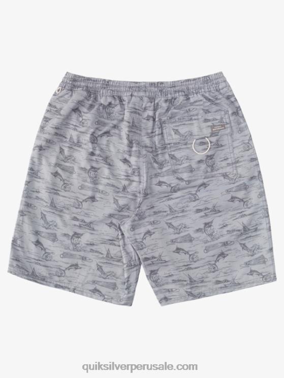 Quiksilver N8LNT989 hombres marlín de piel de tiburón vy Waterman marlin jig 17 voleas