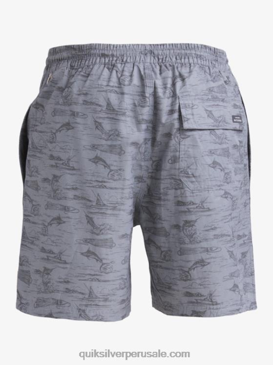 Quiksilver N8LNT989 hombres marlín de piel de tiburón vy Waterman marlin jig 17 voleas