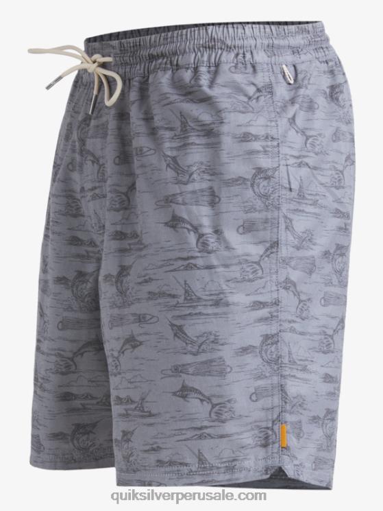 Quiksilver N8LNT989 hombres marlín de piel de tiburón vy Waterman marlin jig 17 voleas