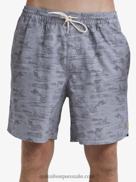 Quiksilver N8LNT989 hombres marlín de piel de tiburón vy Waterman marlin jig 17 voleas