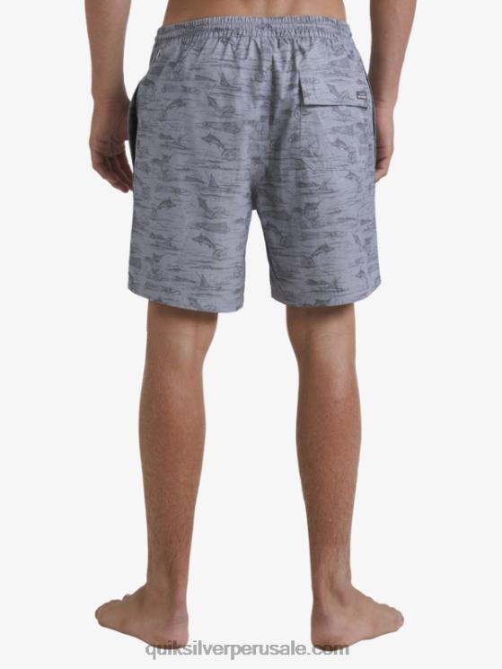 Quiksilver N8LNT989 hombres marlín de piel de tiburón vy Waterman marlin jig 17 voleas