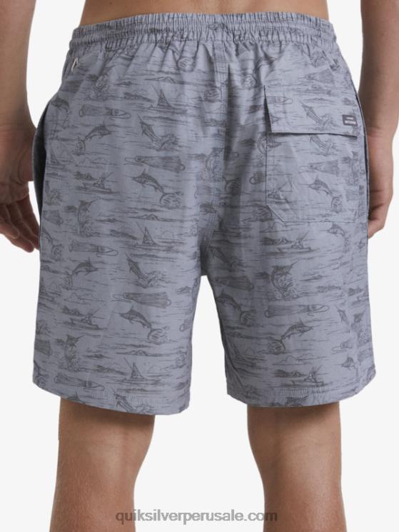 Quiksilver N8LNT989 hombres marlín de piel de tiburón vy Waterman marlin jig 17 voleas