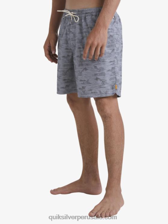 Quiksilver N8LNT989 hombres marlín de piel de tiburón vy Waterman marlin jig 17 voleas