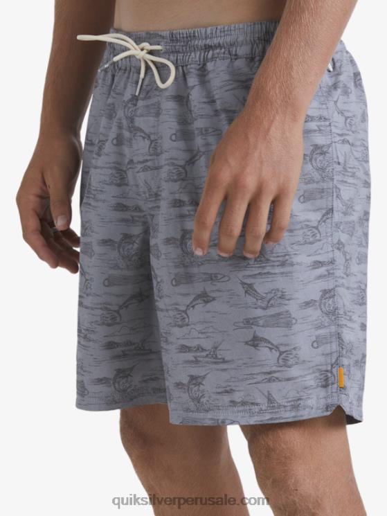 Quiksilver N8LNT989 hombres marlín de piel de tiburón vy Waterman marlin jig 17 voleas