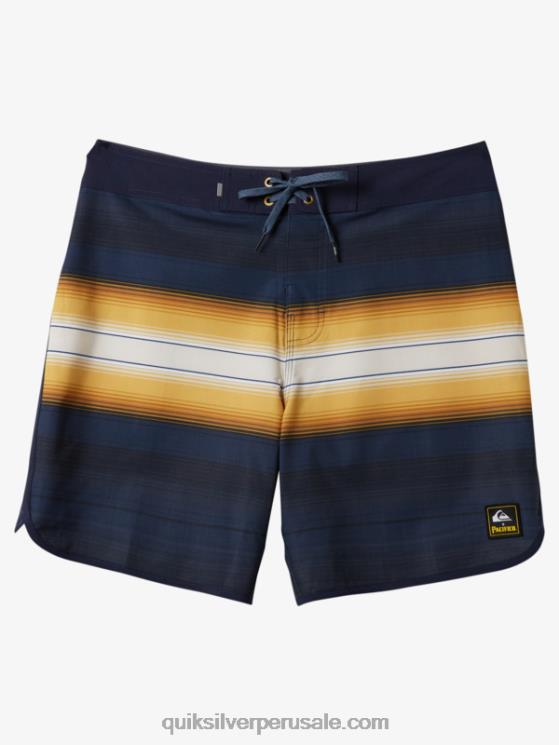 Quiksilver x Pacifico N8LNT13 hombres chaqueta azul marino shorts de playa surfsilk 18
