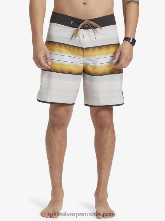 Quiksilver x Pacifico N8LNT14 hombres abedul shorts de playa surfsilk 18