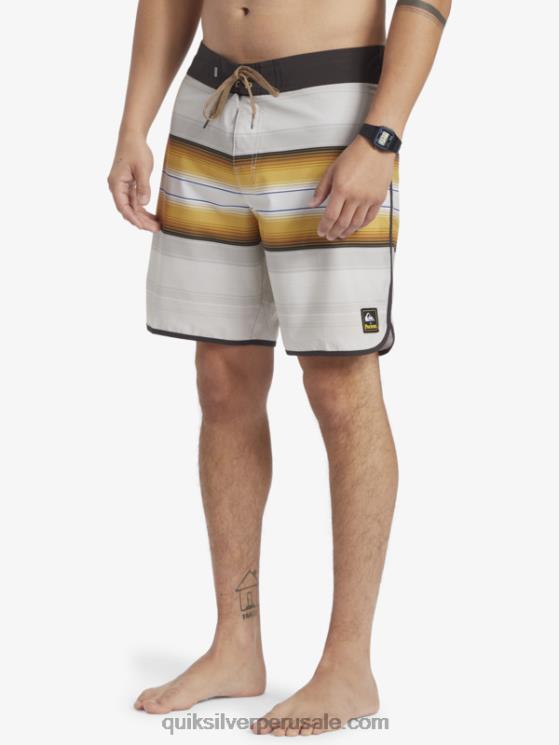 Quiksilver x Pacifico N8LNT14 hombres abedul shorts de playa surfsilk 18