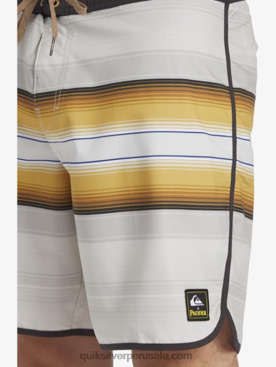 Quiksilver x Pacifico N8LNT14 hombres abedul shorts de playa surfsilk 18