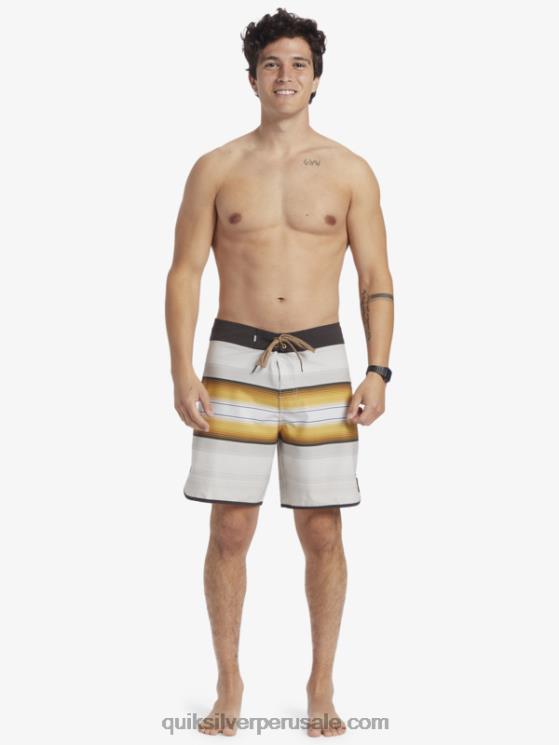 Quiksilver x Pacifico N8LNT14 hombres abedul shorts de playa surfsilk 18