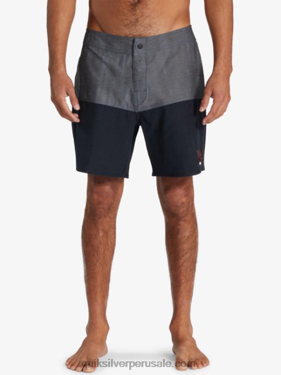 Quiksilver x Stranger N8LNT1719 hombres el revés cosas a tope logo 1986 17 bañadores