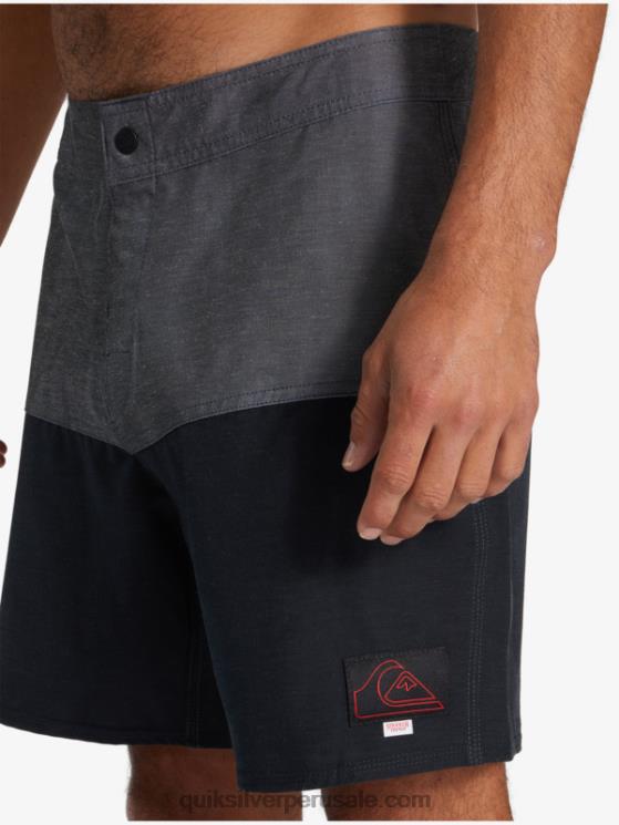 Quiksilver x Stranger N8LNT1719 hombres el revés cosas a tope logo 1986 17 bañadores