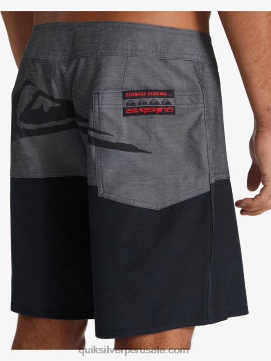 Quiksilver x Stranger N8LNT1719 hombres el revés cosas a tope logo 1986 17 bañadores