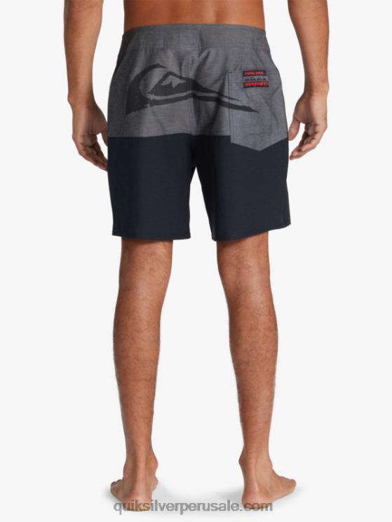 Quiksilver x Stranger N8LNT1719 hombres el revés cosas a tope logo 1986 17 bañadores