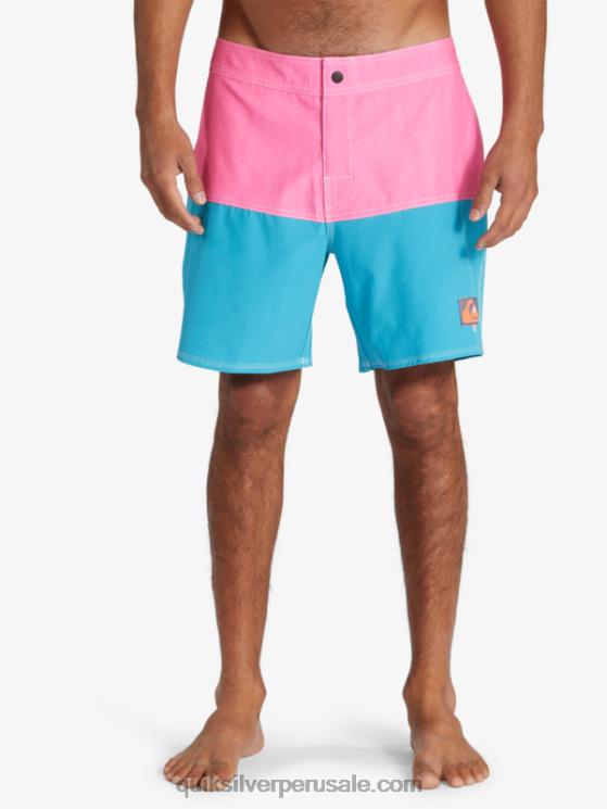 Quiksilver x Stranger N8LNT1720 hombres leona colinas cosas a tope logo 1986 17 bañadores