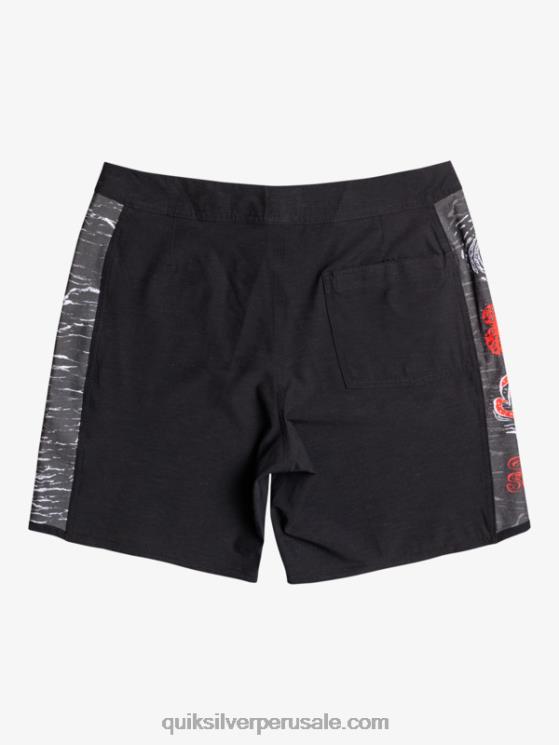 Quiksilver x Stranger N8LNT1786 hombres el revés Bañadores Things Original Arch 1986 18