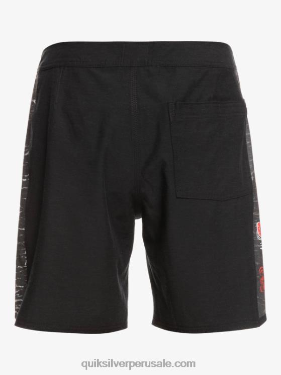 Quiksilver x Stranger N8LNT1786 hombres el revés Bañadores Things Original Arch 1986 18