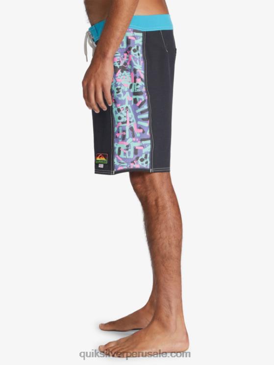 Quiksilver x Stranger N8LNT1787 hombres leona colinas Bañadores Things Original Arch 1986 18