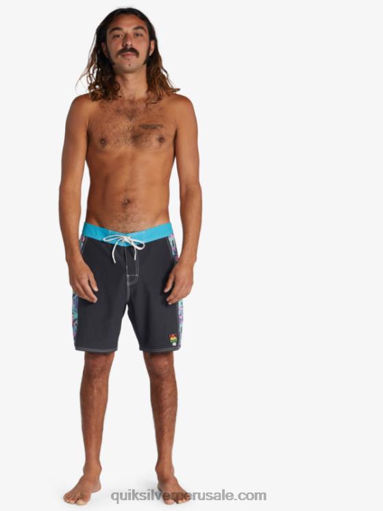 Quiksilver x Stranger N8LNT1787 hombres leona colinas Bañadores Things Original Arch 1986 18