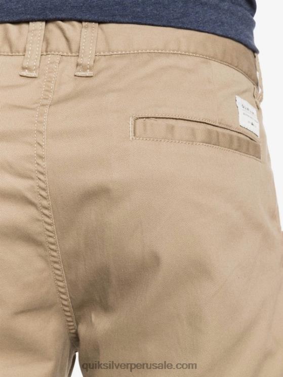Quiksilver N8LNT1159 hombres madera de olmo pantalones chinos con bolsillos de daily union