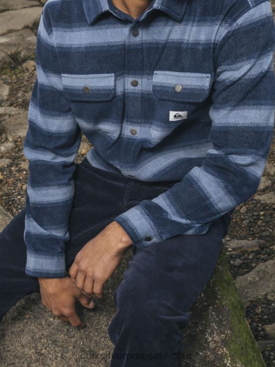 Quiksilver N8LNT1548 hombres chaqueta azul marino pantalones de pana de pana kracker