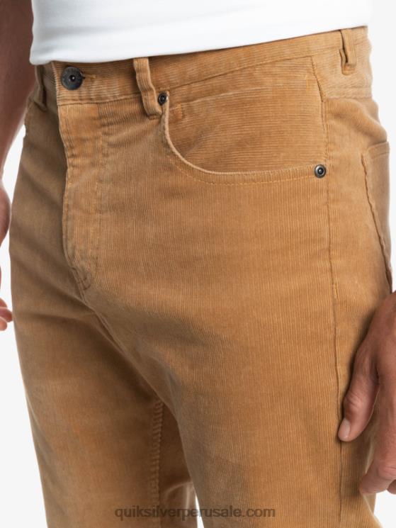 Quiksilver N8LNT1550 hombres playa pantalones de pana de pana kracker