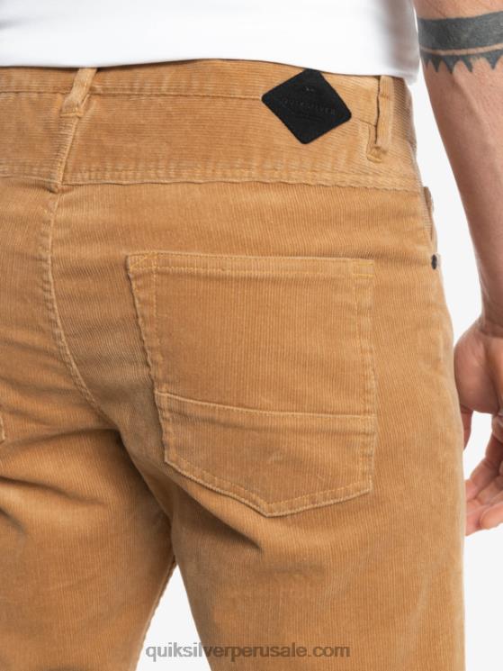 Quiksilver N8LNT1550 hombres playa pantalones de pana de pana kracker