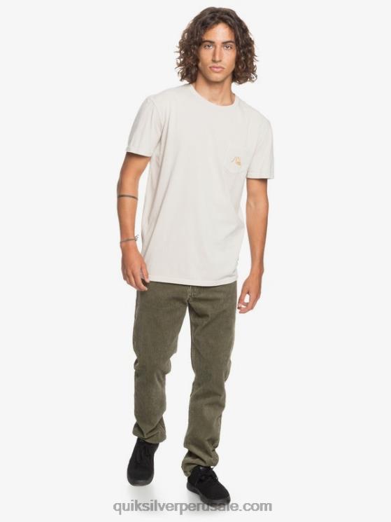 Quiksilver N8LNT1606 hombres kalamata pantalones de pana de corte recto kracker