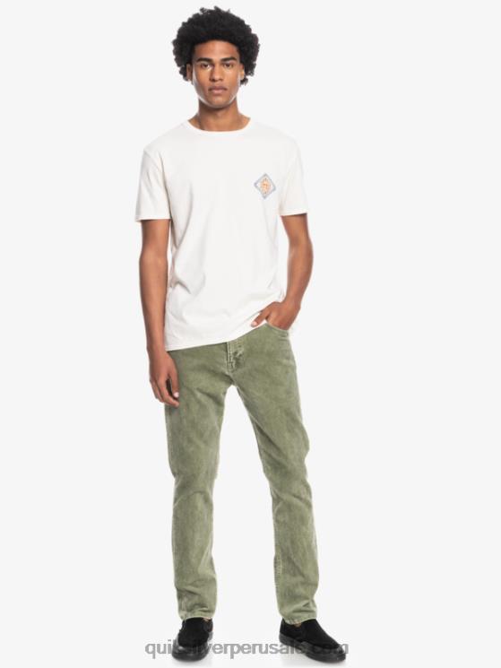 Quiksilver N8LNT1607 hombres trébol de cuatro hojas pantalones de pana de corte recto kracker