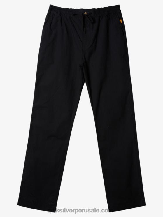 Quiksilver N8LNT791 hombres negro waterman después de los pantalones de surf