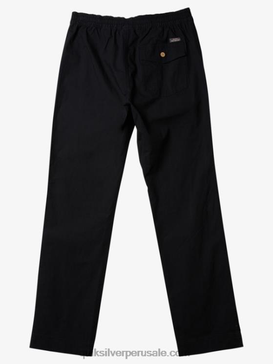 Quiksilver N8LNT791 hombres negro waterman después de los pantalones de surf
