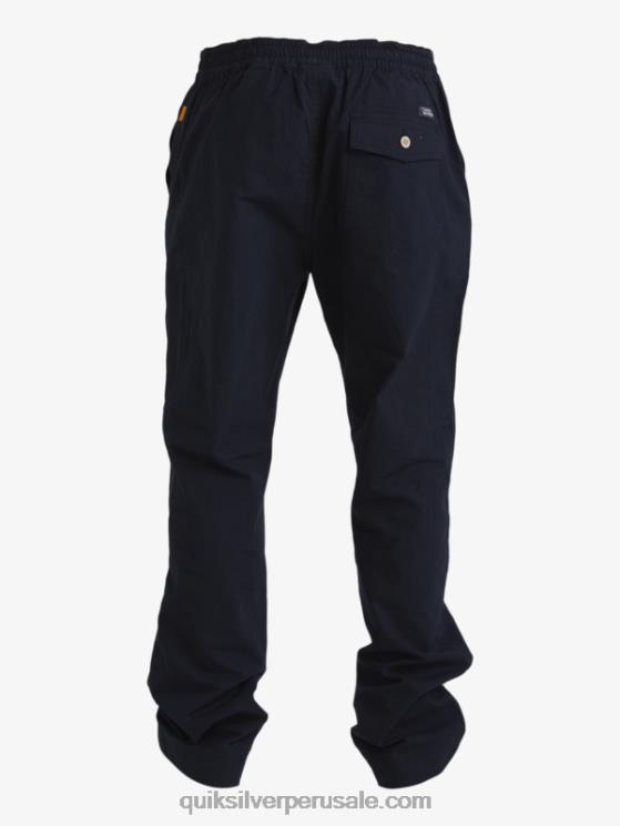 Quiksilver N8LNT791 hombres negro waterman después de los pantalones de surf