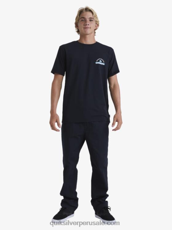 Quiksilver N8LNT791 hombres negro waterman después de los pantalones de surf