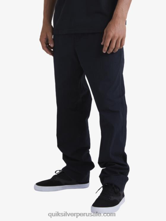 Quiksilver N8LNT791 hombres negro waterman después de los pantalones de surf