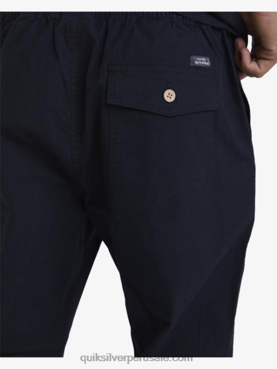 Quiksilver N8LNT791 hombres negro waterman después de los pantalones de surf