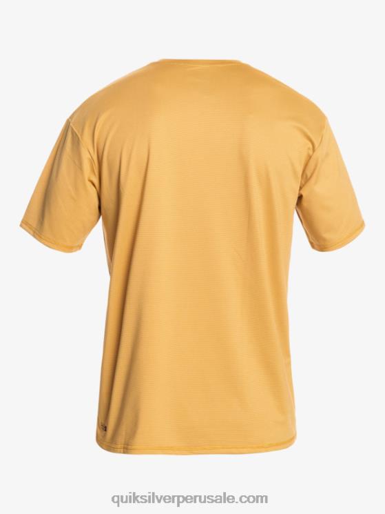 Quiksilver N8LNT1127 hombres brezo de trigo camiseta de surf heritage heather de manga corta upf 50