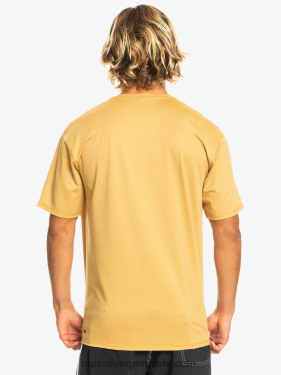 Quiksilver N8LNT1127 hombres brezo de trigo camiseta de surf heritage heather de manga corta upf 50