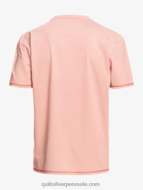 Quiksilver N8LNT1135 hombres salsa picante de brezo camiseta de surf heritage heather de manga corta upf 50