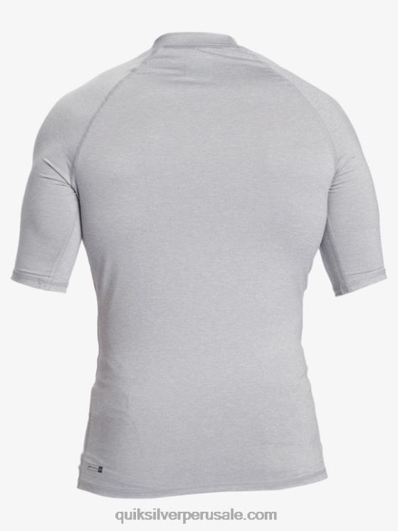 Quiksilver N8LNT1169 hombres brezo aguanieve camiseta de surf de manga corta hawaii double down upf 50