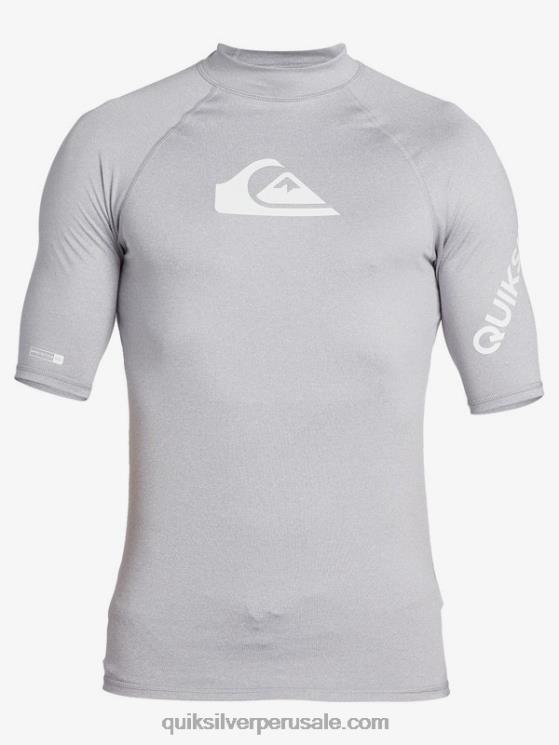 Quiksilver N8LNT1260 hombres brezo aguanieve todos los tiempos manga corta upf 50 rashguard