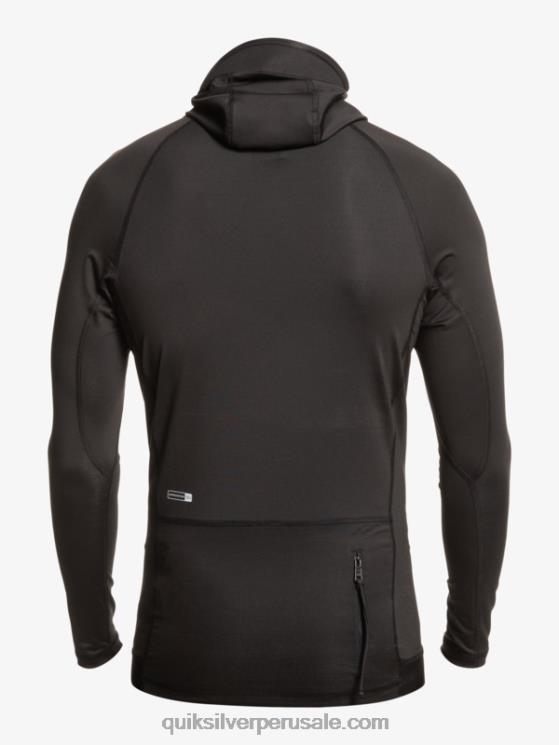 Quiksilver N8LNT1836 hombres negro lycra de manga larga Storm Tripper