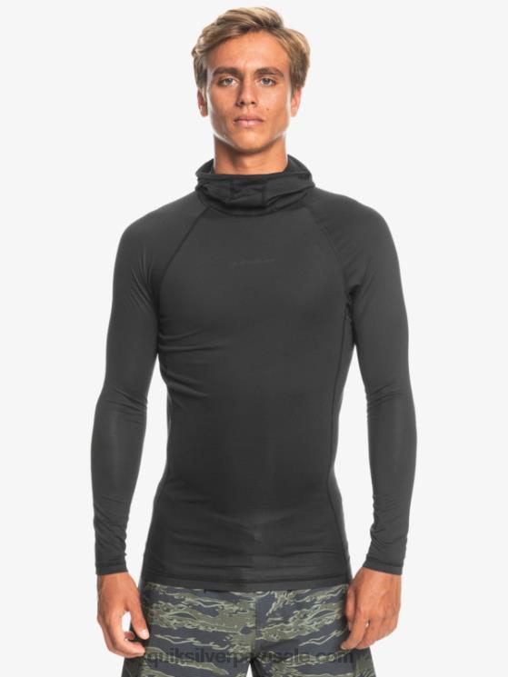 Quiksilver N8LNT1836 hombres negro lycra de manga larga Storm Tripper