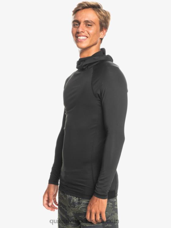 Quiksilver N8LNT1836 hombres negro lycra de manga larga Storm Tripper