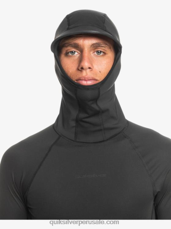 Quiksilver N8LNT1836 hombres negro lycra de manga larga Storm Tripper