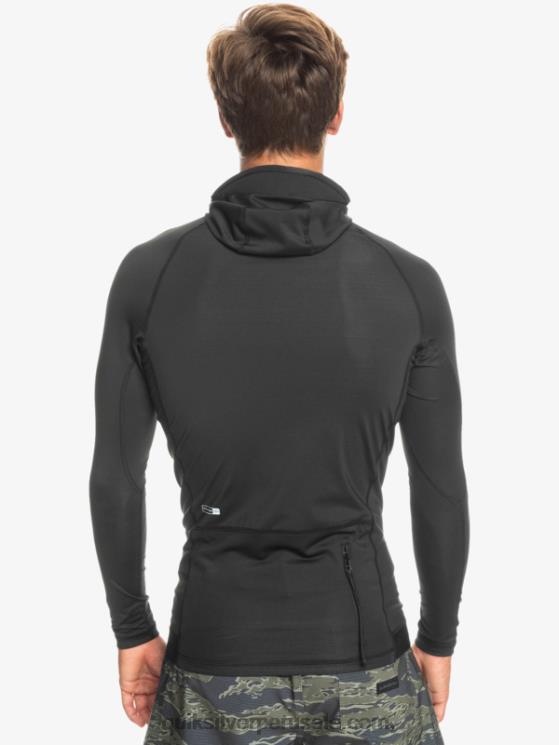 Quiksilver N8LNT1836 hombres negro lycra de manga larga Storm Tripper