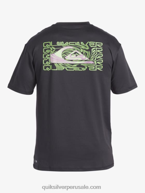 Quiksilver N8LNT316 hombres pista camiseta de surf de manga corta mix session upf 50