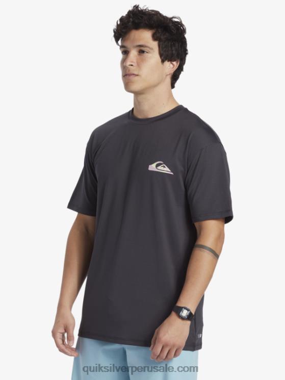 Quiksilver N8LNT316 hombres pista camiseta de surf de manga corta mix session upf 50