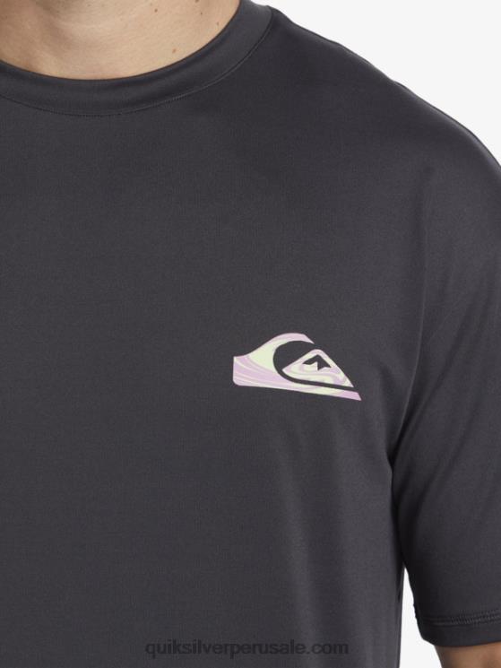 Quiksilver N8LNT316 hombres pista camiseta de surf de manga corta mix session upf 50